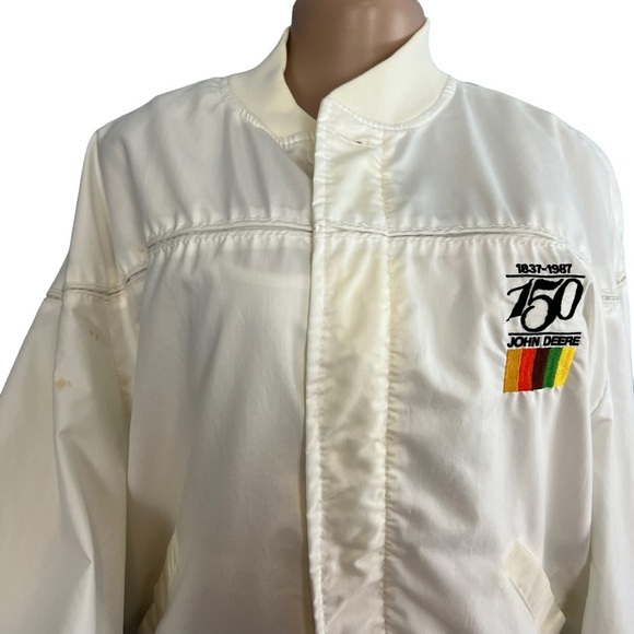 3/$30 🍂 Vintage 1987 John Deere 150th Anniversary Bomber Jacket - Picture 5 of 9